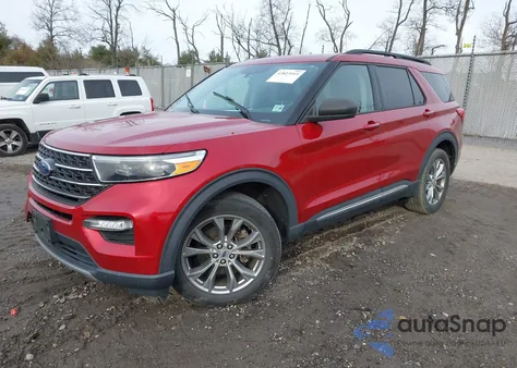 2021 Ford Explorer Xlt из США, поврежденный, VIN 1FMSK8DH0MGA76943
